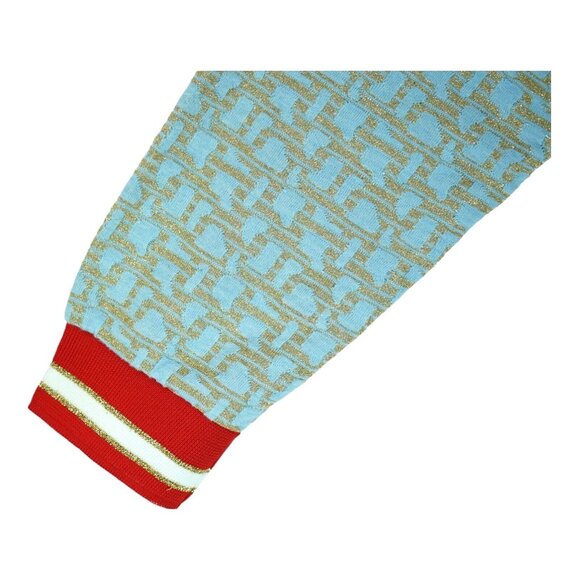 H&M Bumblebee Embellished Metallic Women's Sweatshirt ‎ Size Large - Picture 6 of 6